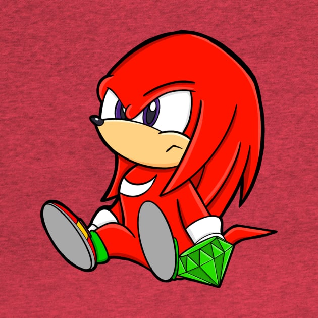 Chibi Knuckles by Pastelpandabum